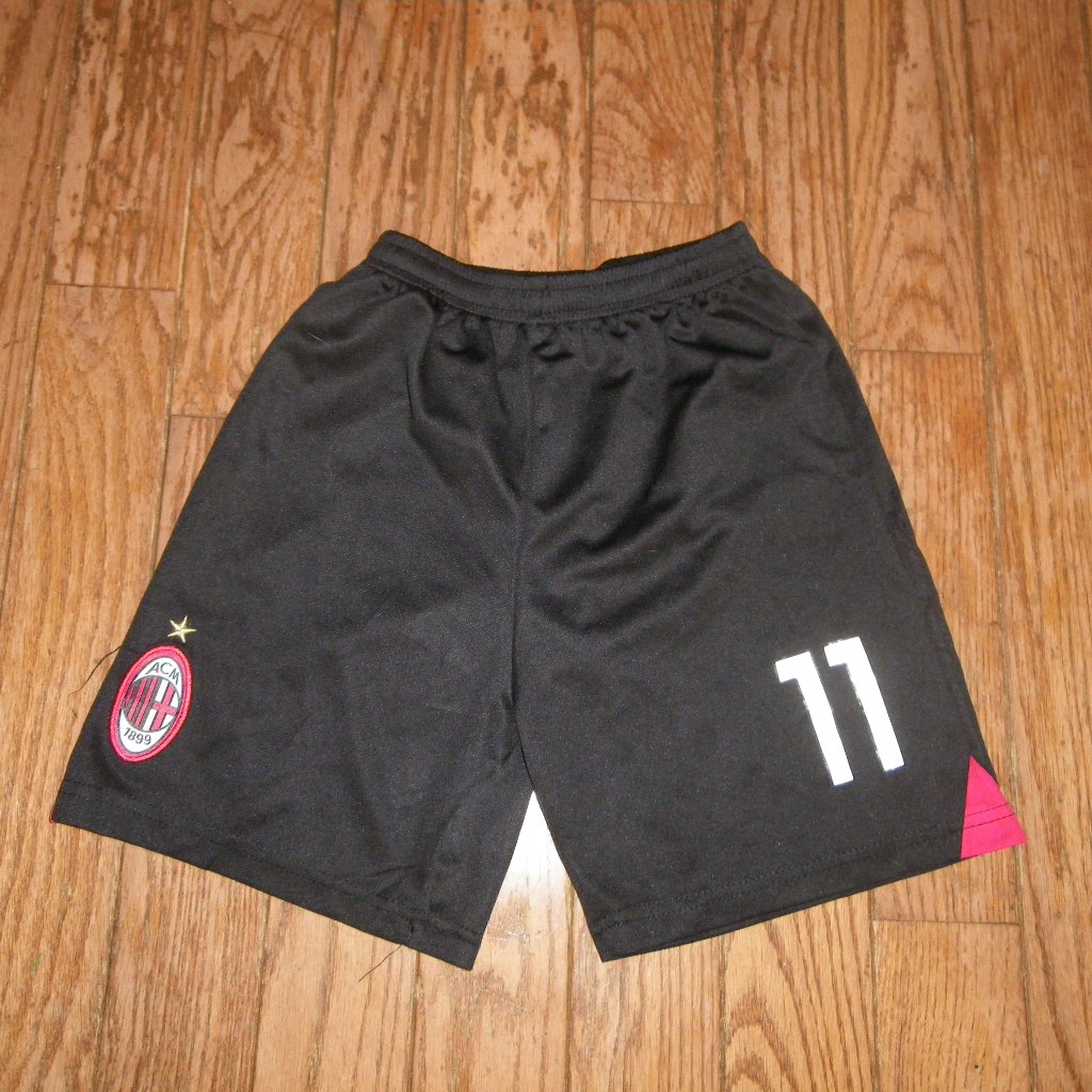 Boy’s / Girl’s Unisex Athletic Shorts Ac Milan 1899 Soccer Club #17